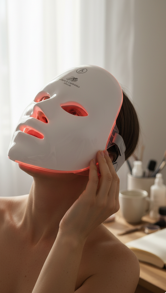 LED-Gesichtsmaske – 7-Farben Lichttherapie