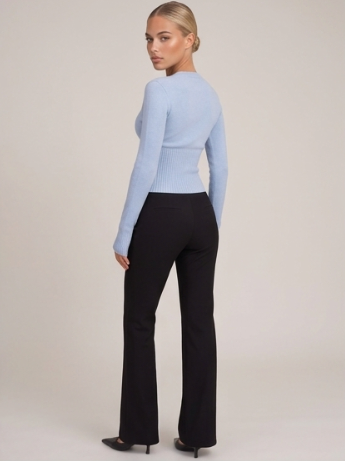 Cropped Cardigan Baby Blue