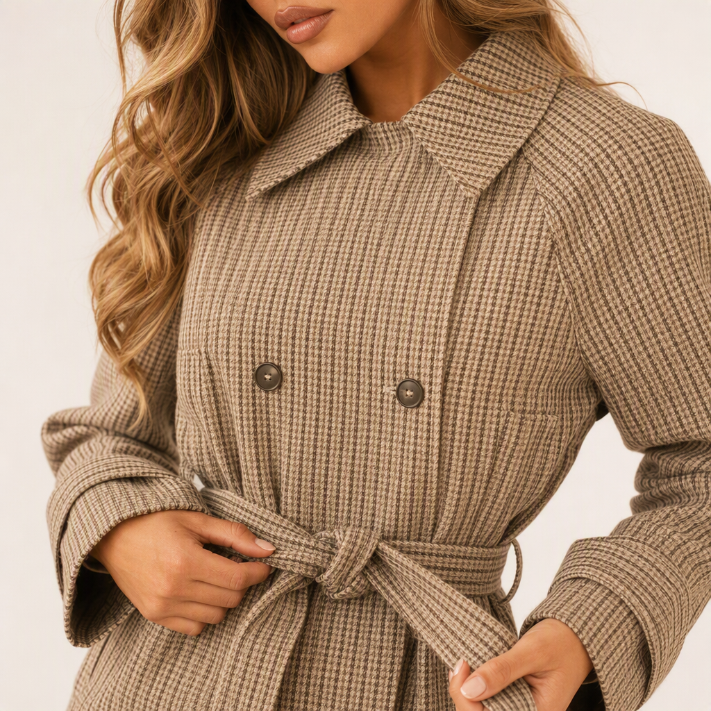 Zweireiher Jacke mit Schnürung