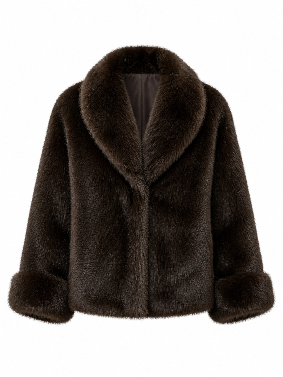Wendejacke Dunkelbraun