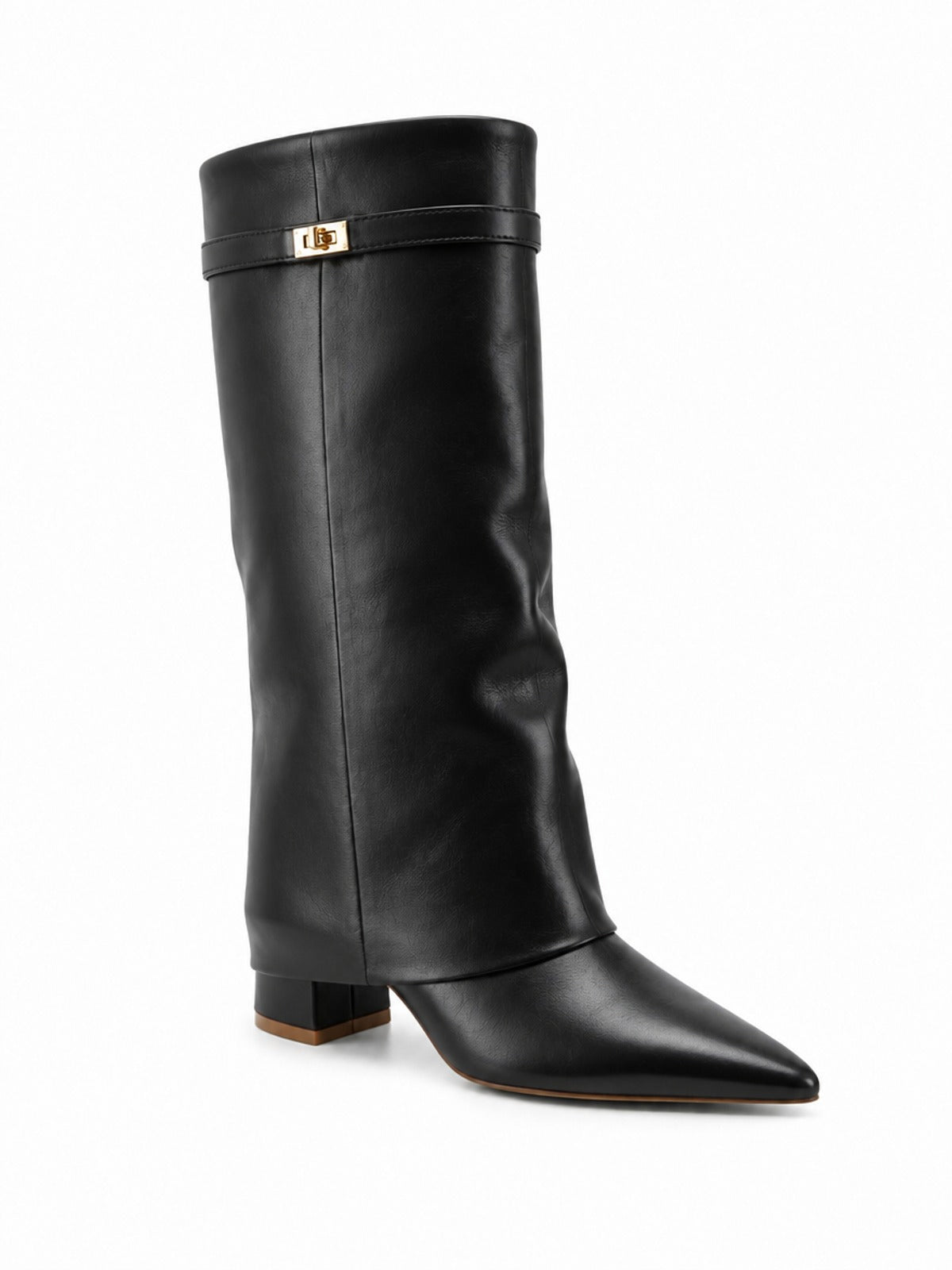Schwarz Leder